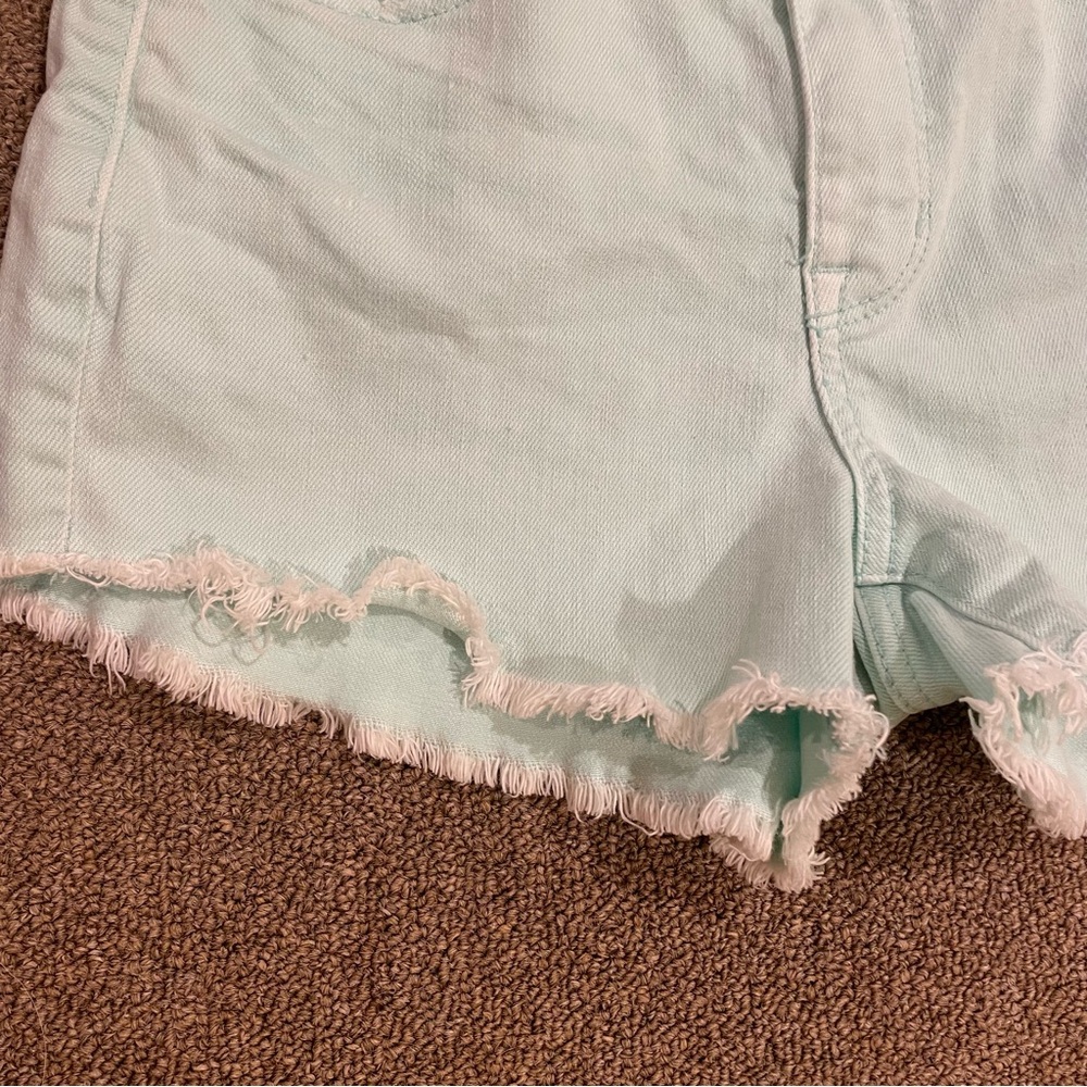 5 for $25 ❄️ American Eagle Mint Green Shorts Size 2 - Picture 3 of 7